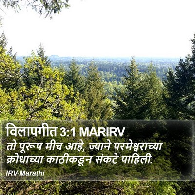 विलापगीत 3:1 MARIRV Bible Verse Image