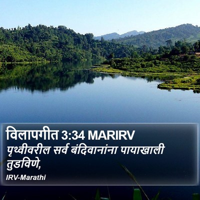 विलापगीत 3:34 MARIRV Bible Verse Image