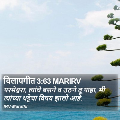 विलापगीत 3:63 MARIRV Bible Verse Image