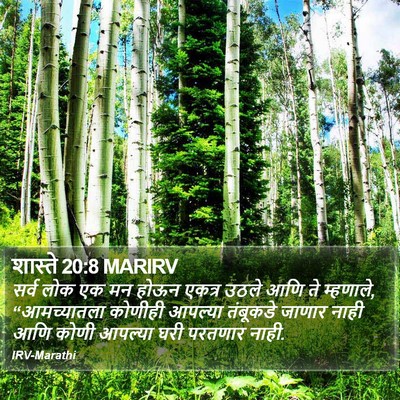शास्ते 20:8 MARIRV Bible Verse Image