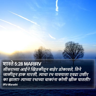 शास्ते 5:28 MARIRV Bible Verse Image