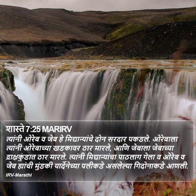 शास्ते 7:25 MARIRV Bible Verse Image