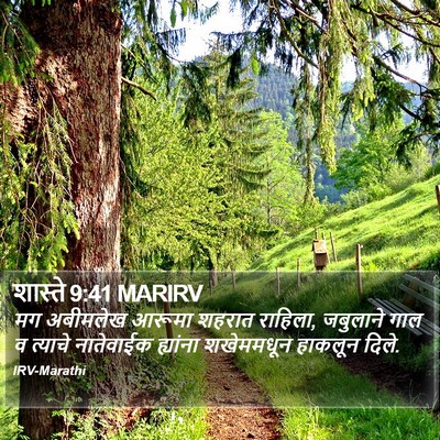 शास्ते 9:41 MARIRV Bible Verse Image