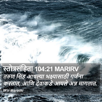 स्तोत्रसंहिता 104:21 MARIRV Bible Verse Image