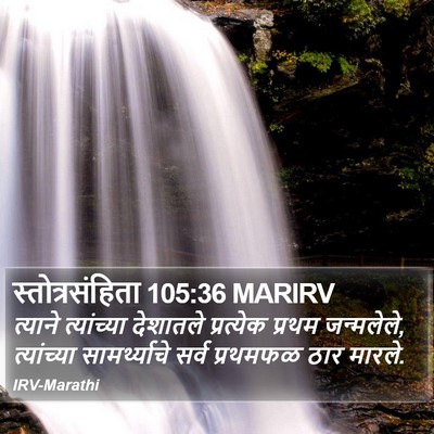 स्तोत्रसंहिता 105:36 MARIRV Bible Verse Image