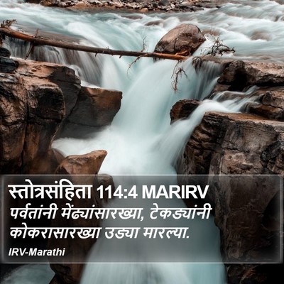 स्तोत्रसंहिता 114:4 MARIRV Bible Verse Image