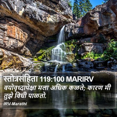 स्तोत्रसंहिता 119:100 MARIRV Bible Verse Image