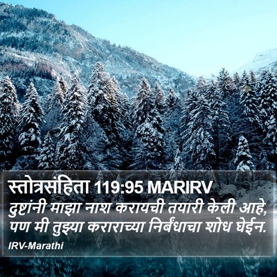 स्तोत्रसंहिता 119:95 MARIRV Bible Verse Image