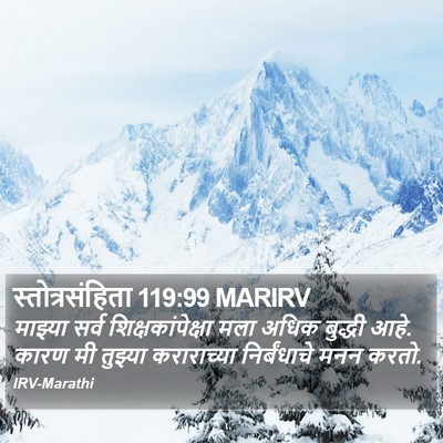 स्तोत्रसंहिता 119:99 MARIRV Bible Verse Image