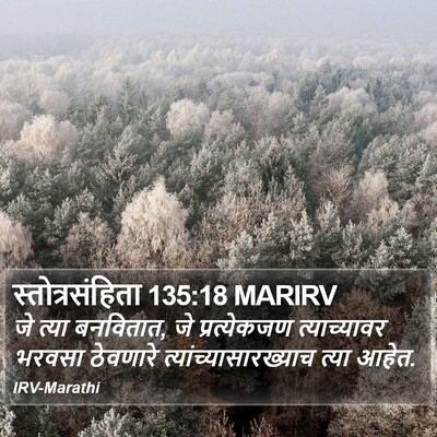 स्तोत्रसंहिता 135:18 MARIRV Bible Verse Image