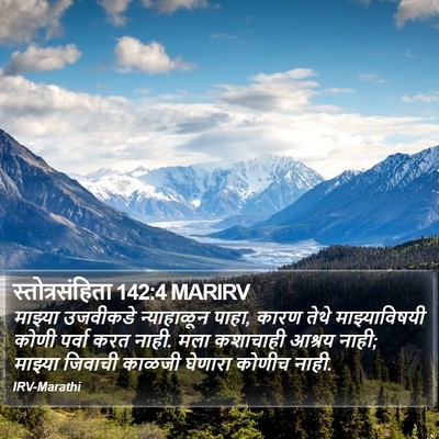 स्तोत्रसंहिता 142:4 MARIRV Bible Verse Image