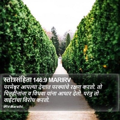 स्तोत्रसंहिता 146:9 MARIRV Bible Verse Image