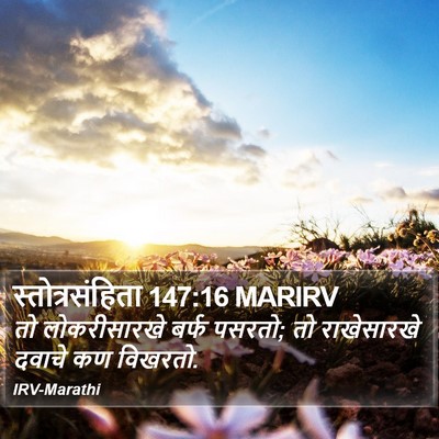 स्तोत्रसंहिता 147:16 MARIRV Bible Verse Image