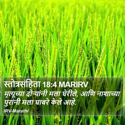 स्तोत्रसंहिता 18:4 MARIRV Bible Verse Image