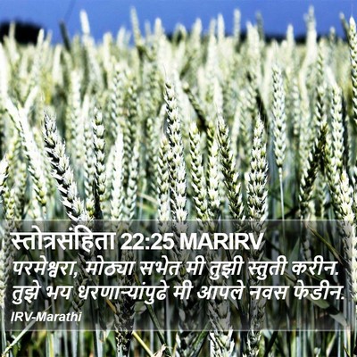 स्तोत्रसंहिता 22:25 MARIRV Bible Verse Image