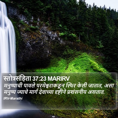 स्तोत्रसंहिता 37:23 MARIRV Bible Verse Image