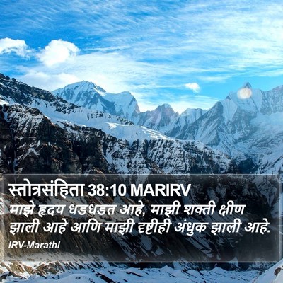 स्तोत्रसंहिता 38:10 MARIRV Bible Verse Image