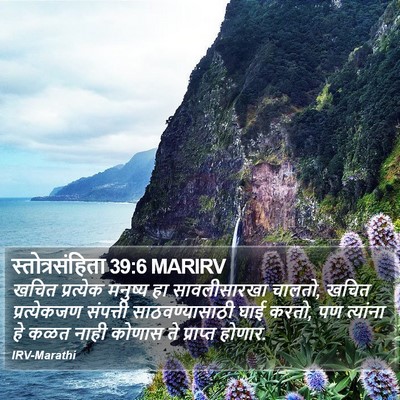 स्तोत्रसंहिता 39:6 MARIRV Bible Verse Image