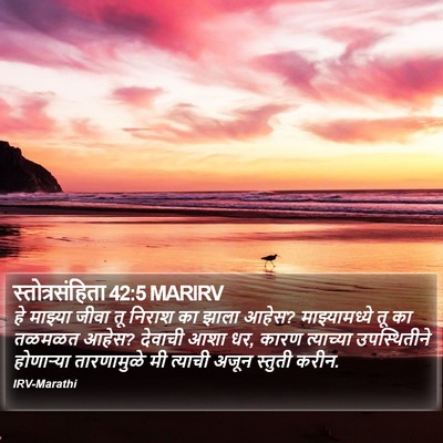 स्तोत्रसंहिता 42:5 MARIRV Bible Verse Image