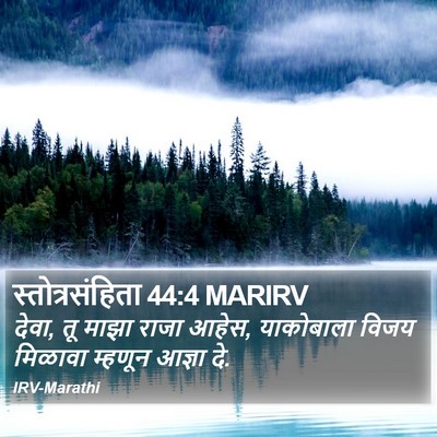 स्तोत्रसंहिता 44:4 MARIRV Bible Verse Image