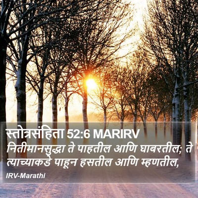 स्तोत्रसंहिता 52:6 MARIRV Bible Verse Image