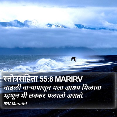 स्तोत्रसंहिता 55:8 MARIRV Bible Verse Image