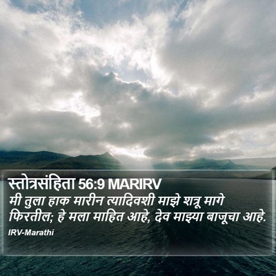 स्तोत्रसंहिता 56:9 MARIRV Bible Verse Image