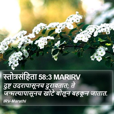 स्तोत्रसंहिता 58:3 MARIRV Bible Verse Image