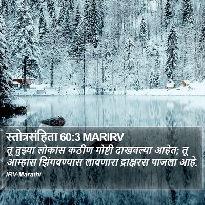 स्तोत्रसंहिता 60:3 MARIRV Bible Verse Image