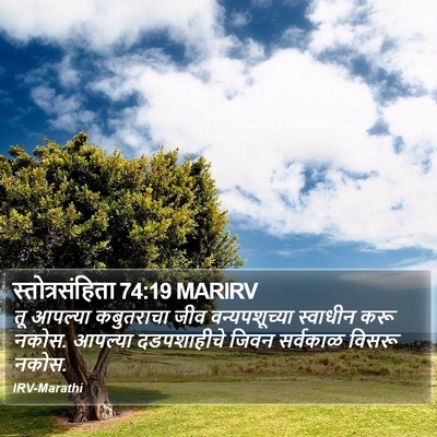 स्तोत्रसंहिता 74:19 MARIRV Bible Verse Image