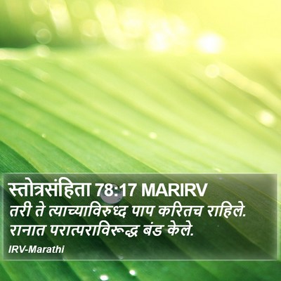 स्तोत्रसंहिता 78:17 MARIRV Bible Verse Image