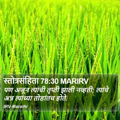 स्तोत्रसंहिता 78:30 MARIRV Bible Verse Image