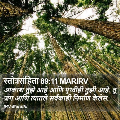 स्तोत्रसंहिता 89:11 MARIRV Bible Verse Image