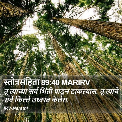 स्तोत्रसंहिता 89:40 MARIRV Bible Verse Image
