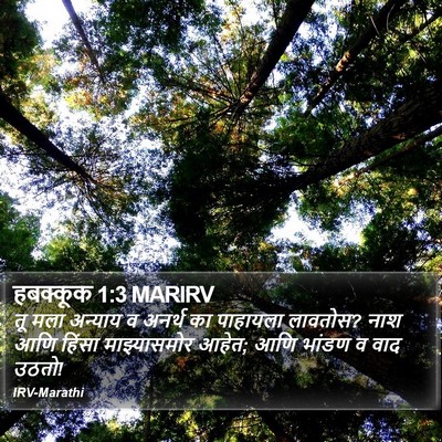 हबक्कूक 1:3 MARIRV Bible Verse Image