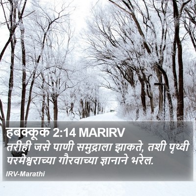 हबक्कूक 2:14 MARIRV Bible Verse Image