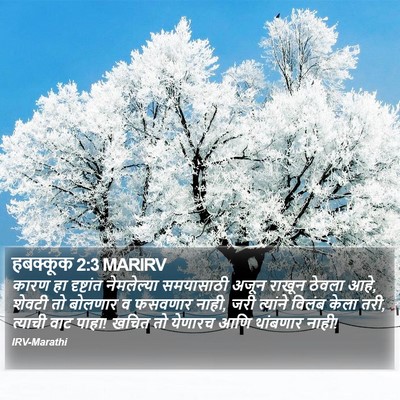 हबक्कूक 2:3 MARIRV Bible Verse Image