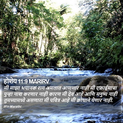 होशेय 11:9 MARIRV Bible Verse Image
