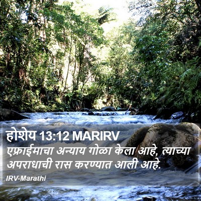 होशेय 13:12 MARIRV Bible Verse Image