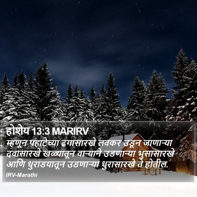 होशेय 13:3 MARIRV Bible Verse Image