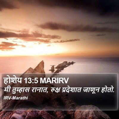 होशेय 13:5 MARIRV Bible Verse Image