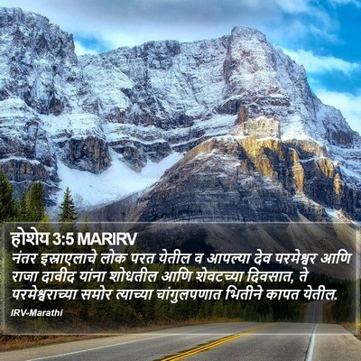 होशेय 3:5 MARIRV Bible Verse Image