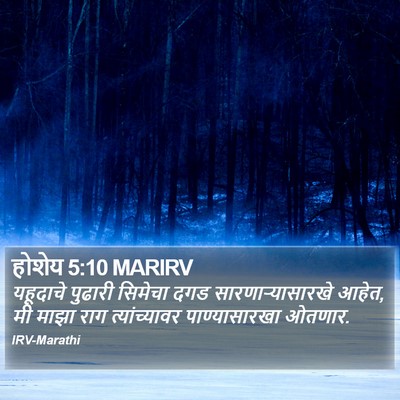होशेय 5:10 MARIRV Bible Verse Image