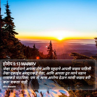 होशेय 5:13 MARIRV Bible Verse Image