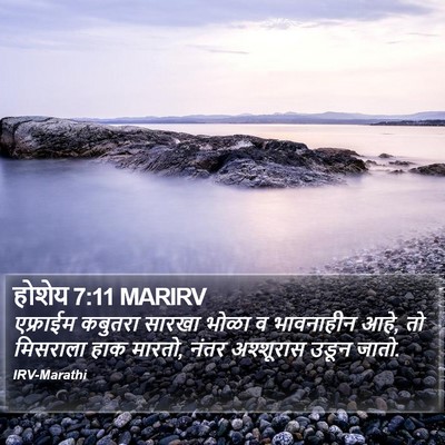 होशेय 7:11 MARIRV Bible Verse Image
