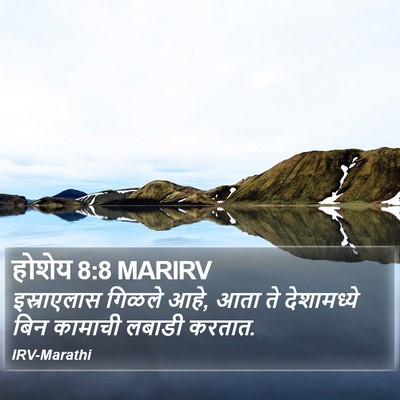 होशेय 8:8 MARIRV Bible Verse Image