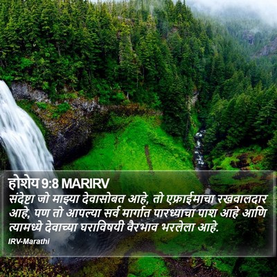 होशेय 9:8 MARIRV Bible Verse Image