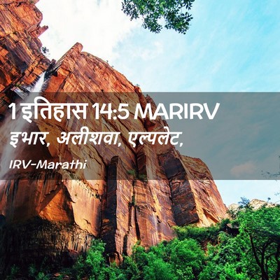 Picture 02 - 1 इतिहास 14:5 MARIRV - इभार, अलीशवा, - Bible Verse Picture