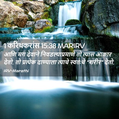 Picture 02 - 1 करिंथकरांस 15:38 MARIRV - आणि मग देवाने - Bible Verse Picture