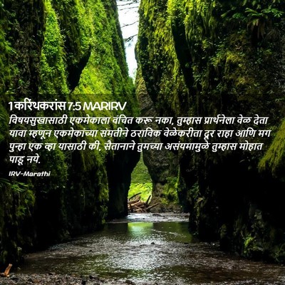 Picture 02 - 1 करिंथकरांस 7:5 MARIRV - विषयसुखासाठी - Bible Verse Picture